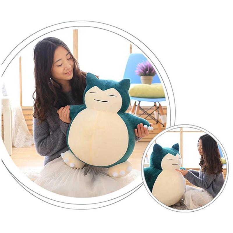 30/50cm Pokemon Snorlax Plush Toys Pillow Cartoon Anime Pocket Monster Plush Doll Soft Stuffed Cute Snorlax Doll Girls Xmas Gift