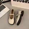 New flat-bottomed Mary Jane small leather shoes women's new spring and summer skirt white gentle single shoes