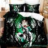Japan Anime My Hero Academia Printed Bedding Set Cartoon Duvet Covers Pillowcases Comforter Bedding Set Bedclothes Bed Linen