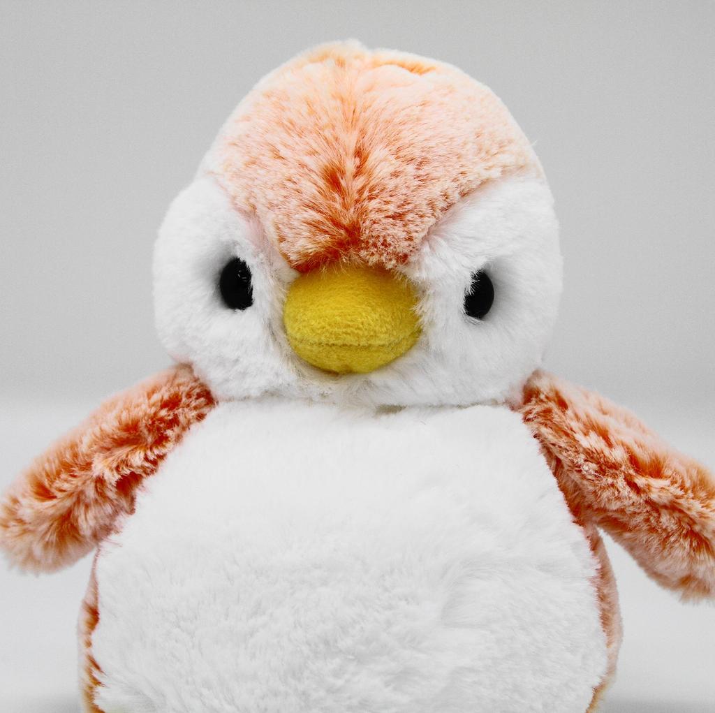 Aurora World Powder Kids Penguin Plush Toy, Small, Orange