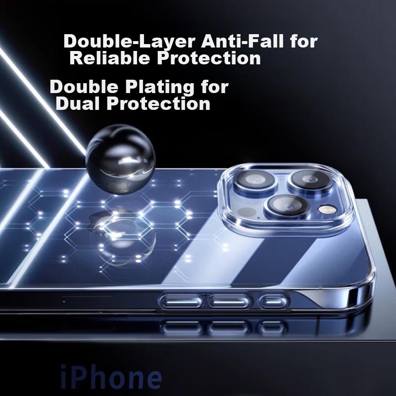 IPhone 16 Pro Case, Ultra-Thin Fully Transparent Borderless Hard, Shockproof Simple High-Transparency Heat Dissipation for Apple IPhone 16 Pro