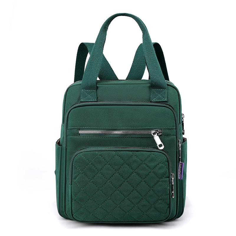 Quilted Backpack for Women – Stylish Multi-Use Bag with Multiple Pockets & Adjustable Straps – Perfect for Work, School & Daily Use