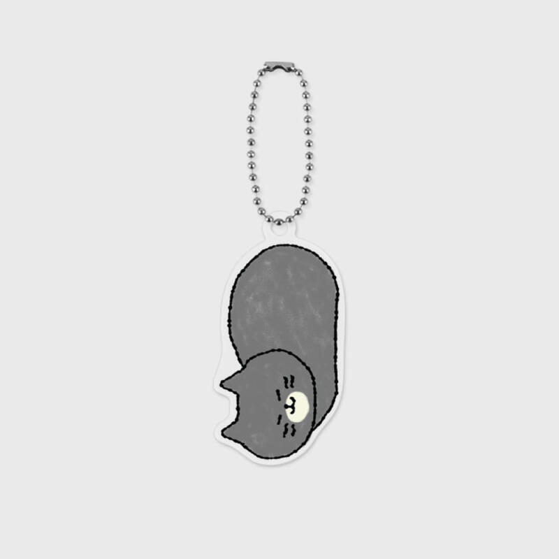 gol gol heycat acrylic keyring