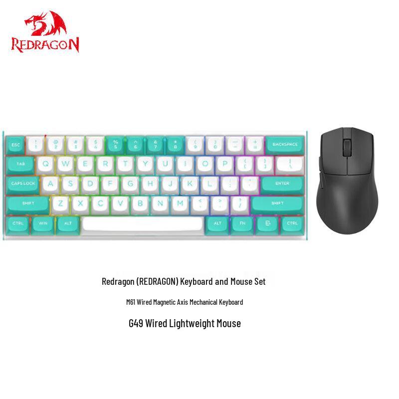 REDRAGON G49 Wired Magnetic Switch Mechanical Keyboard & Mouse Combo