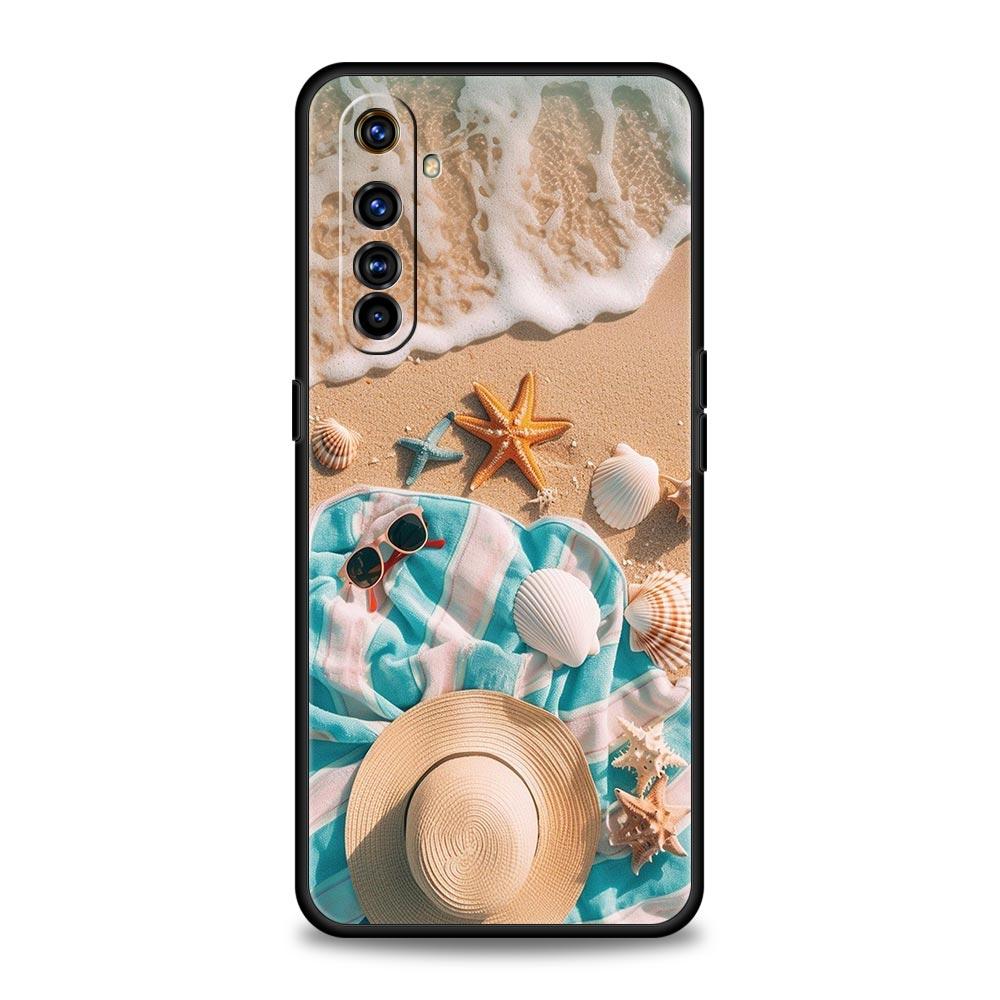 

Summer Beach Soft TPU For Realme 13 12 11 10 9 Pro Plus GT3 GT2 C21 C25 C35 C53 C55 C67 Pro 5G Phone Case Cover Fundas Capas Bag Realme C55 4G