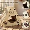 Triangle Vertical Cat Scratching Post - Wear-Resistant, Scratch-Resistant, Thick, Dense, Non-Shedding Cat Entertainment Board