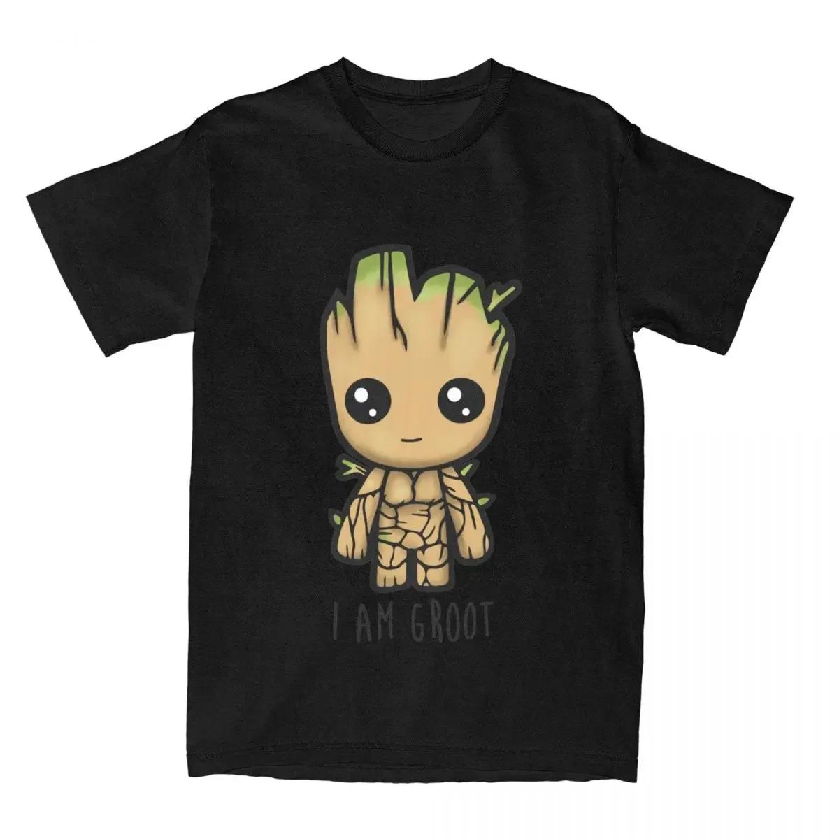 

Men Women T-Shirt I Am Groot Guardians Of The Galaxy Novelty 100% Cotton Tees Short Sleeve T Shirts O Neck Tops Summer#Color(1) XXXXXL