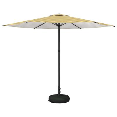 Garden Umbrella with Base 300 X 300 Cm Polyester Rectangular