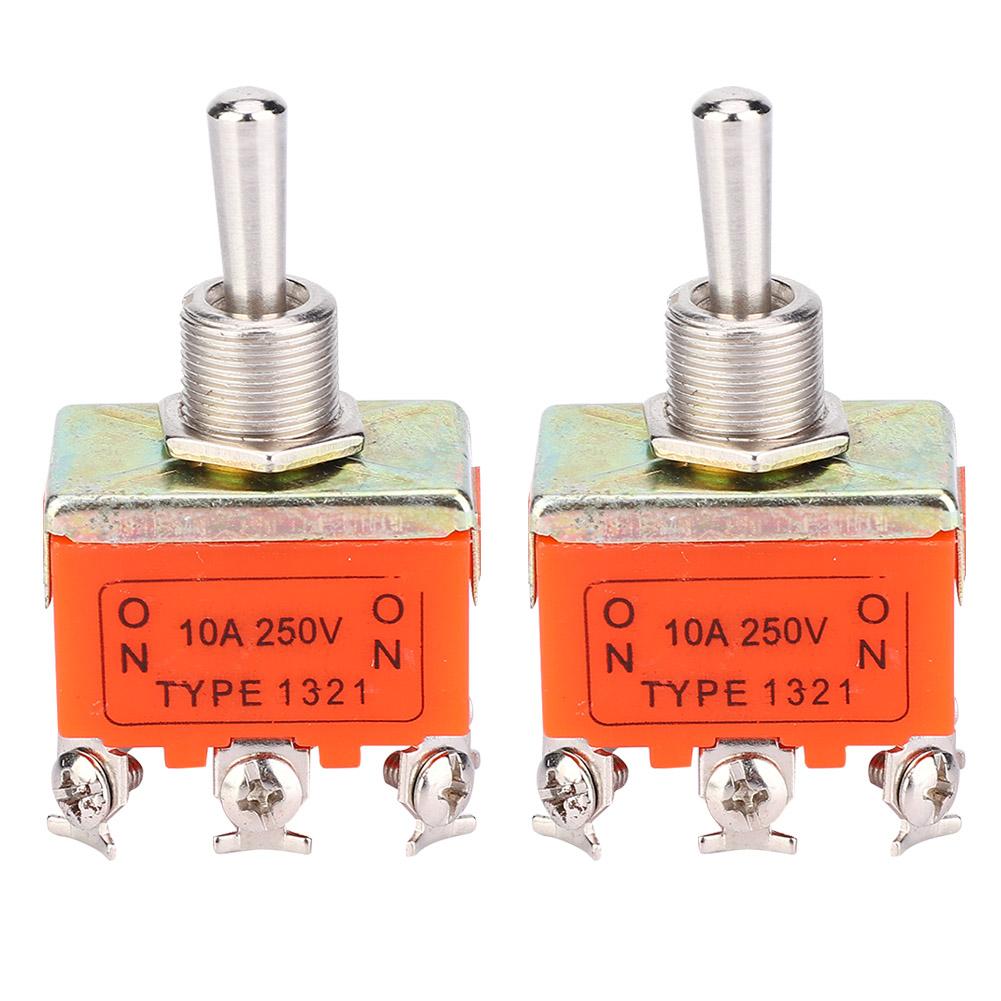 Buy 2 Pcs DC Motor Switch CW CCW Motor 6 Pin On/Off Switch Toggle ...