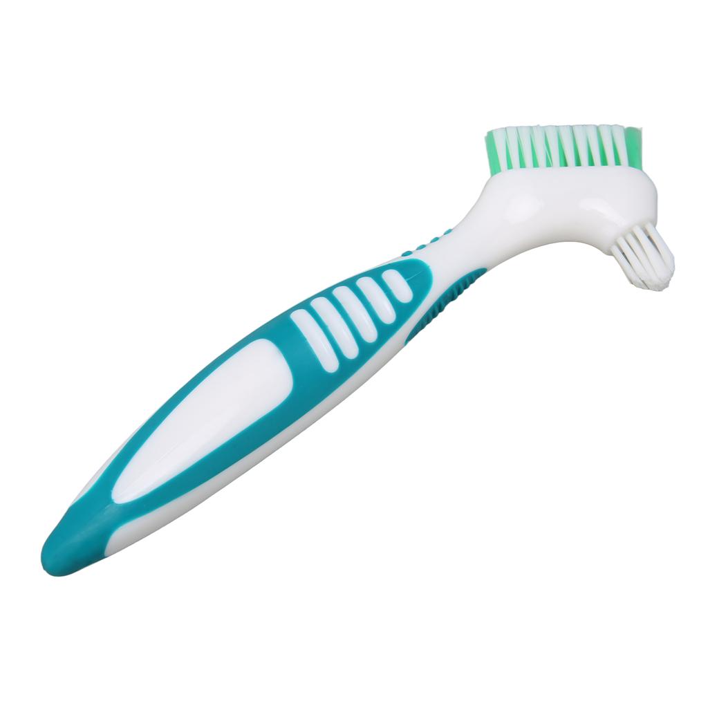 Denture Brush Plaque Bacteria Removal Effective Cleaning Prevent Dental Calculus Safe Nontoxic False Teeth Toothbrush
