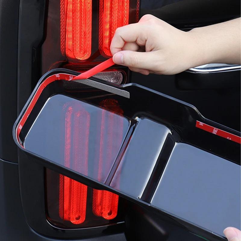 Car Rear Taillight Blackened Cover Rear Turn Signal Protective Cover Rear Taillight Trim For Great Wall Tank 500