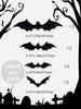 12Pcs/Pack PVC 3D Black Horror Bat Wall Stickers Set DIY Halloween Party Essentials for Home Window Art Decals