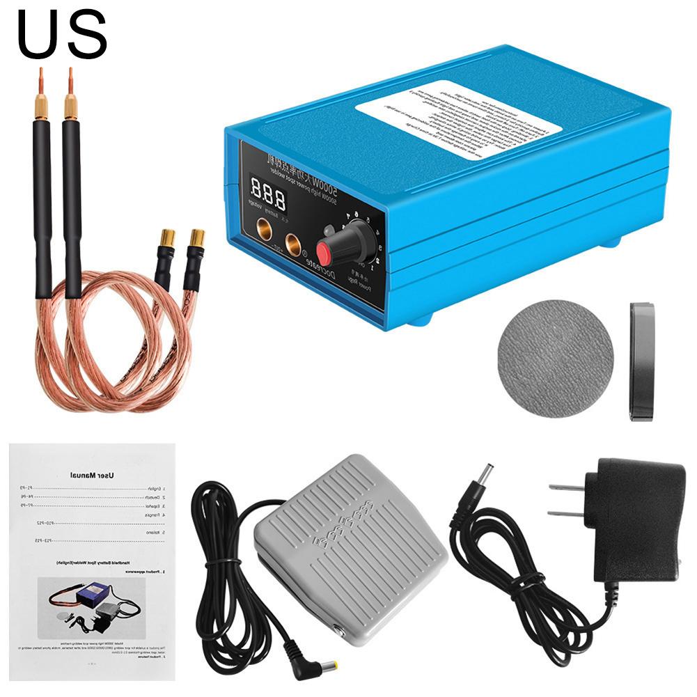 

5000W Portable Battery Spot Welder Kit, Suitable For 18650/26650/32650 Batteries, LCD Display, Adjustable Output Current