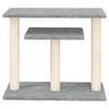 VidaXL Arbres à chat avec plates-formes gris clair 62,5 cm 172047