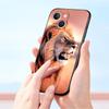 Lion Alpha Male Cub Phone Case For iPhone 17 16 15 Pro Max 11 12 13 14 7 8 Plus SE 2020 X XR XS Cover Soft Black