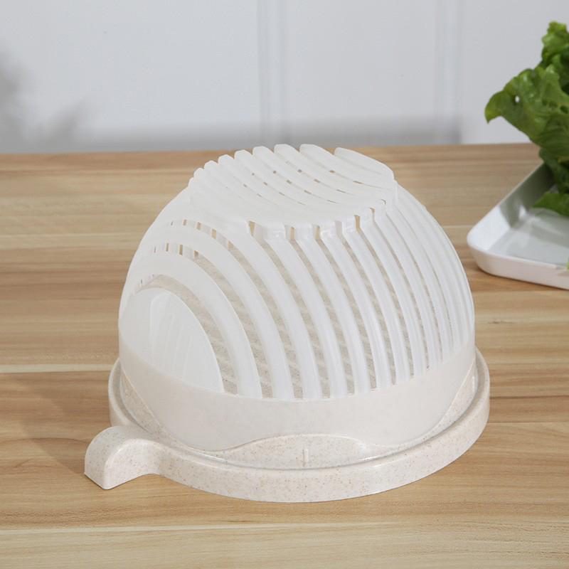 1PC Vegetable Salad Cutter Cutting Bowl Chopper For Vegetable SliceCut Fruit Salad Kitchen Tools Accessorie Gadgets Kitchen Item