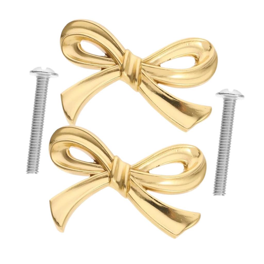 Bow Shape Cabinets Knob Vintage Decorative Handle Hardware Drawer Pull for Locker Living Room Home Decor Cabinet Drawer Dresser