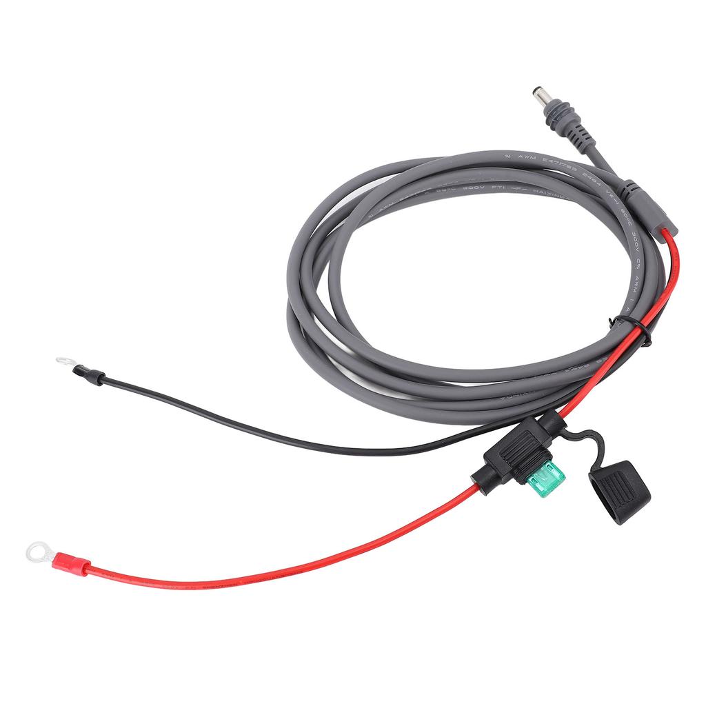 Cable de Carga Satelital Diseño O 18AWG Cable de Alimentación CC con Caja de Fusibles para Mini para RVs Barcos