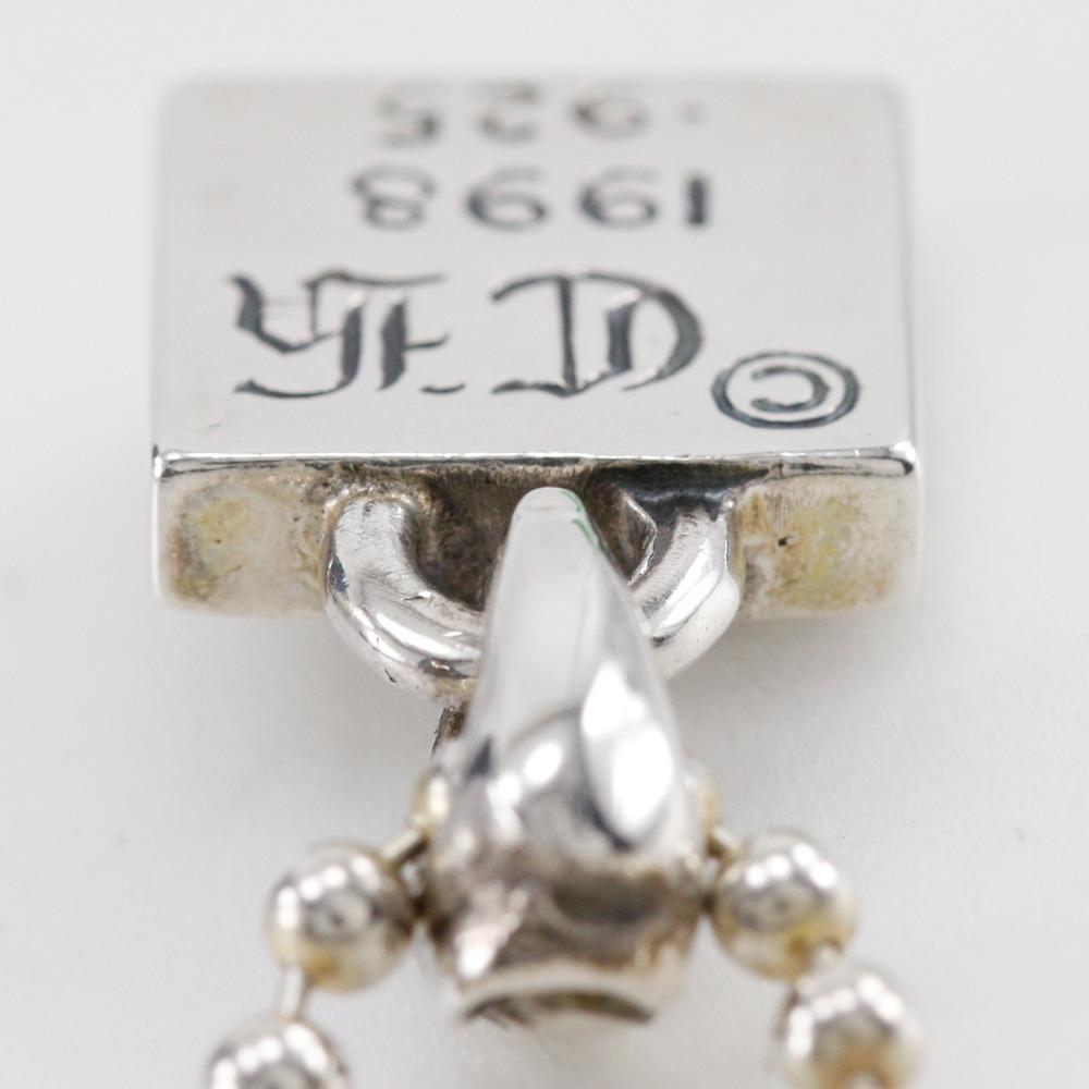 CHROME HEARTS FRAMED CH PLUS Necklace Framed CH Plus Silver925 11.0g unisex Used