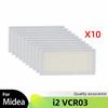 Hepa Filter Side Brush Mop Cloth Rag Kit Replacement for Midea i2 VCR03 Robotic Vacuum Cleaner Spare Part Accessories