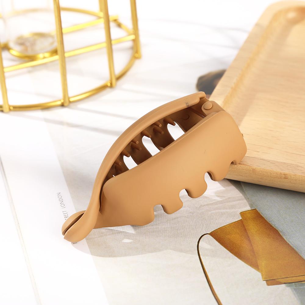 7cm Solid Color High Ponytail Banana Clip Girls Black Fashion Hairpin Hair Clip Ladies Party Sweet Hair Accessories Headwear