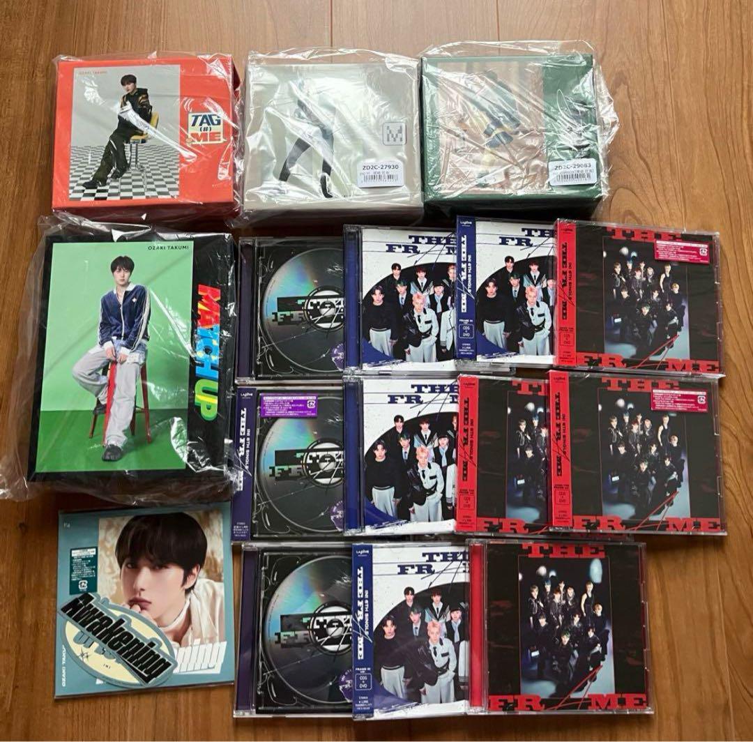 

[USED] INI Takumi Ozaki 3 forms Zafure Universal Studios Storage BOX Box CD