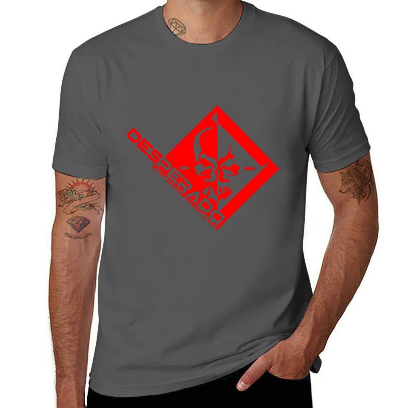 

Metal Gear Rising - Desperado Enforcement T-Shirt man t shirts for men t shirts for man pack white t shirts with prints T-Shirt 4XL