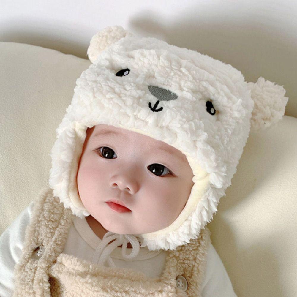Weiche Neugeborenen-Mützen Warme Baby-Beanie Niedliche Baby-Bärenmützen Jungen Mädchen
