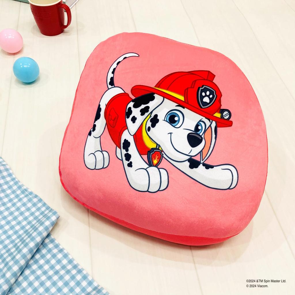 MORIPiLO Paw Patrol Body Pillow Soft and Soft to the Plush Nap Morishita Makura (Soft Die-Cut Cushion) Touch, Toy, Pillow, Red, 30x33x10cm, Character,