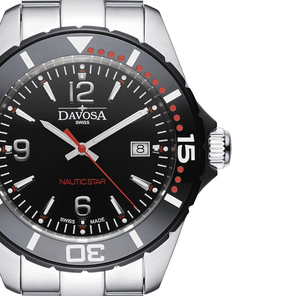 DAVOSA 10 ATM Acqua Nautic Svizzero [DAVOSA] Orologio, Resistente, Stella, Fatto, 163.472.65