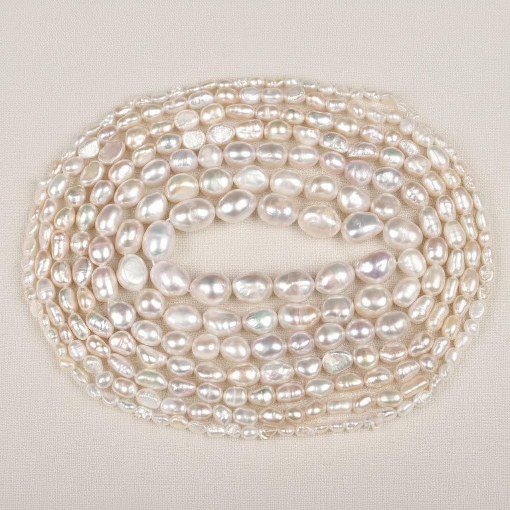 Natural Freshwater Cultured Pearl Beads Irregular Shape Loose Gemstone Jewelry Making Supplies for Necklaces Bracelets