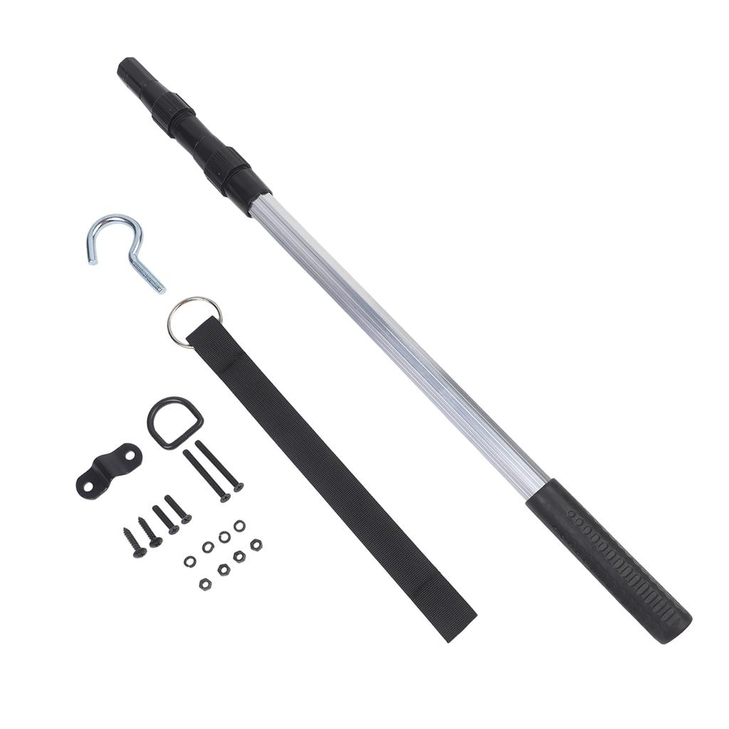 Pull Down System for Attic Ladders and Rolling Doors Featuring Aluminum Alloy Hook and Rope for Secure and Longlasting Use