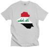 Iraqi Iraq Flag Map Unisexs T Shirt  Cotton Tee Tops Round Neck Shortsleeve Fashion Tshirt Clothing Casual Basic Tshirts