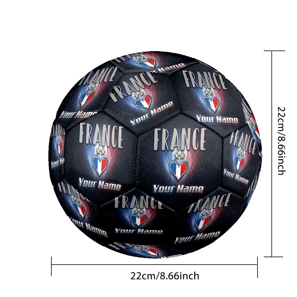 Personalized Size 5 Football France national football team Pattern Outdoor Game Sports Ball Gift