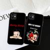 B-Bettys Boops Phone Case For IPhone 16 15 14 Plus 15 13 12 11 Pro Max X XS MAX Matte Cover