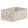 Large Capacity Foldable Cotton & Linen Storage Box - Japanese Style Wardrobe Organizer