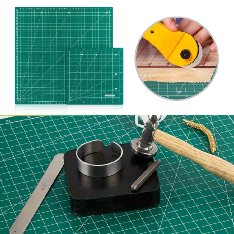 Wielofunkcyjna mata do cięcia, dwustronna, obrotowa deska do cięcia z siatką do rękodzieła, pikowania, szycia, scrapbookingu