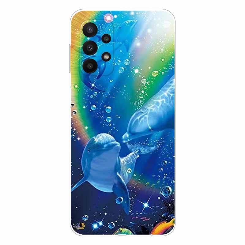 Für Samsung Galaxy A23 5G Hülle Abdeckung Weiche Silikon Rückseite Für Samsung A23 4G 6,6'' Stoßfeste Hülle Abdeckung Fundas A 23 Bemalt