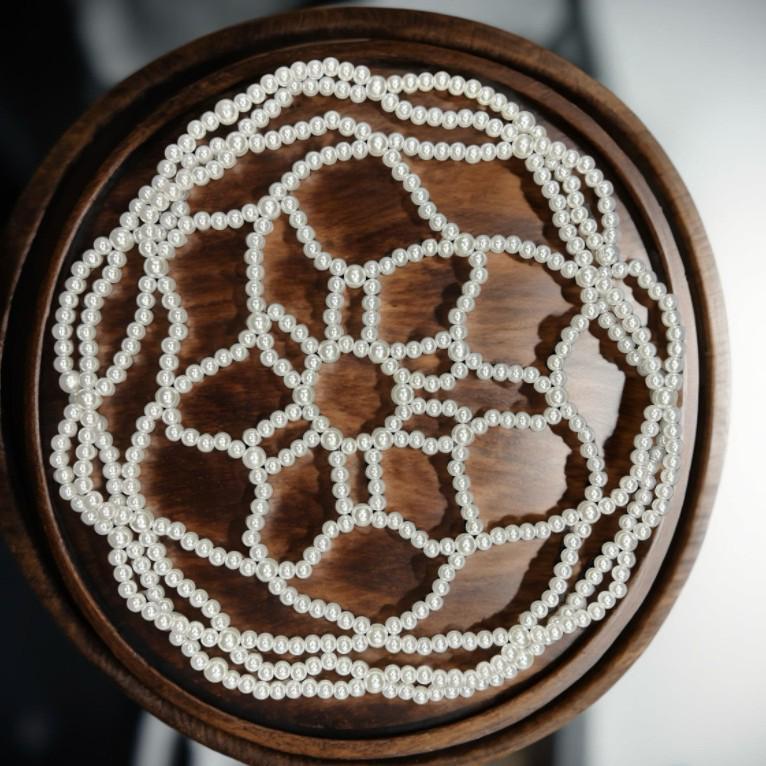 2025 Retro Braut Faux Perlen Perlen Fransen Stirnband