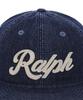 POLO RALPH LAUREN Ralph Logo Denim Ball Cap - Navy