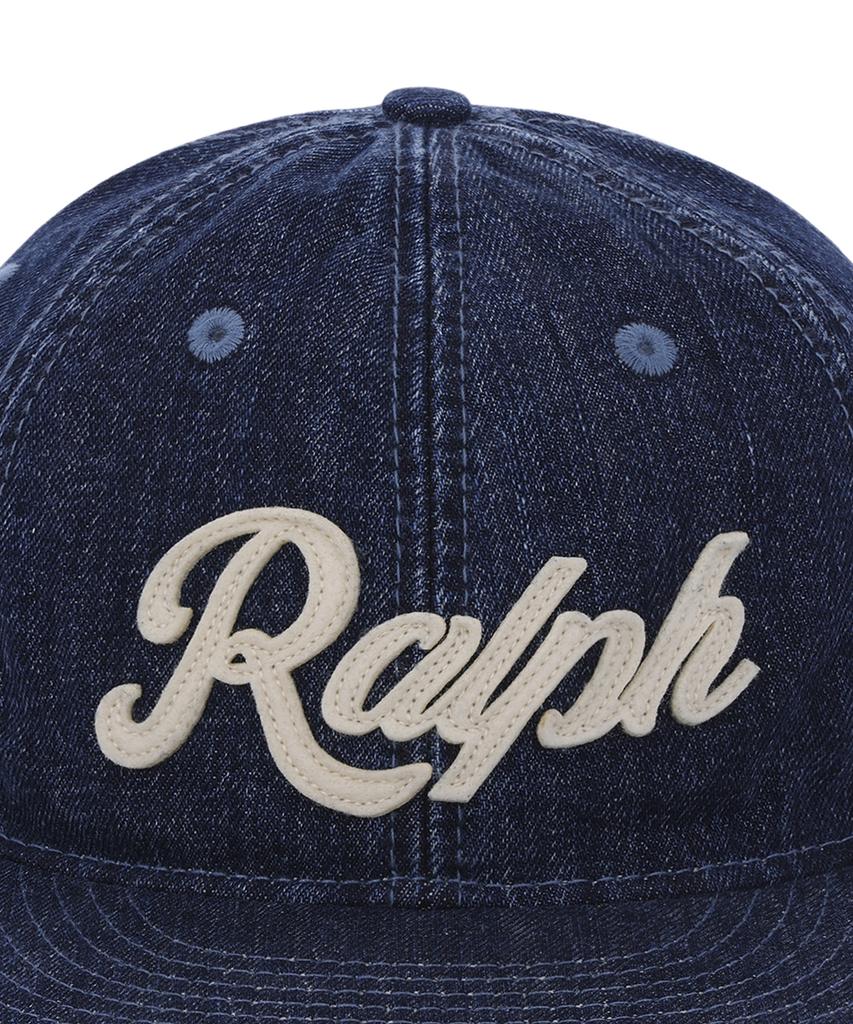 POLO RALPH LAUREN Ralph Logo Denim Ball Cap - Navy