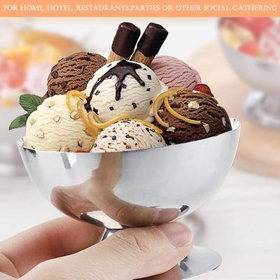 Footed Bowl Lebensmittel Lagerung Container Tragbare Obst Parfait Tasse Müsli für Hotel