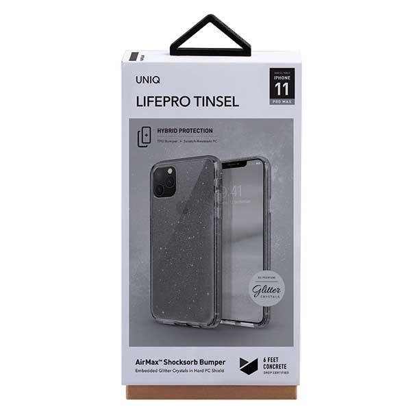 Etui Do iPhone 11 Pro Max UNIQ LifePro Tinsel Czarne