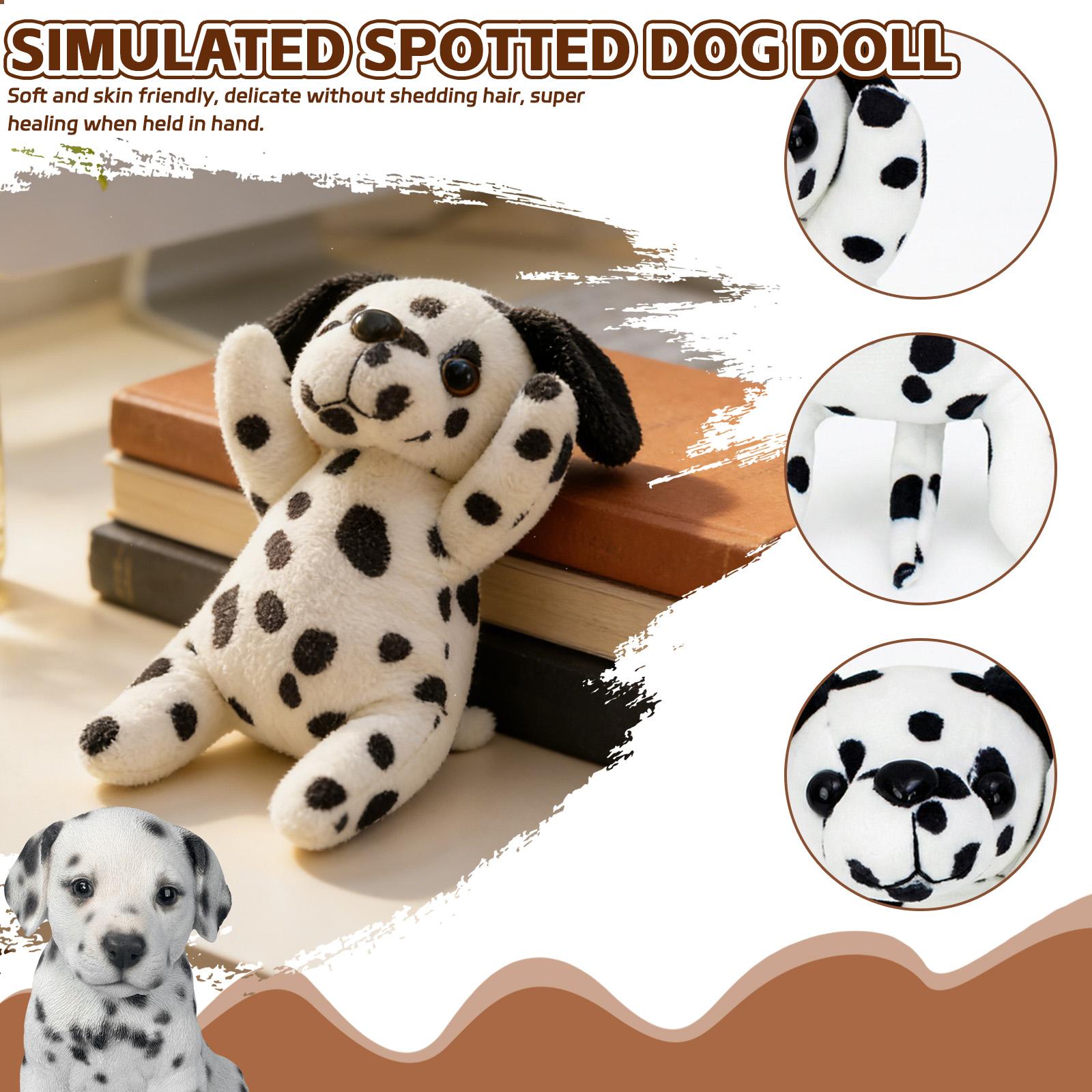 

The Spotted Dog Plush Toy, A Fun Doll, Is An Excellent Choice For A Cherished Companion And An Ideal Gift For Companionship one size белый