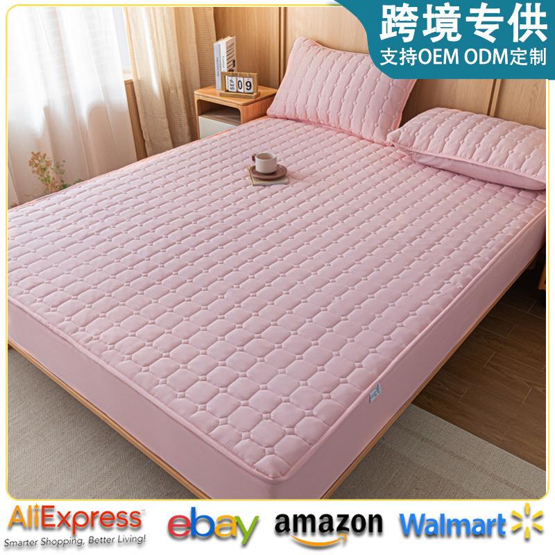 Customized Padded Mattress Three-piece Set Factory OEM Bed Cover All-inclusive Thickened Mattress Protective Cover