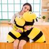 Cartoon Bee Creative Cute Simulation Little Bee Doll Plush Toy Children'S Big Throw Pillow Birthday Gift