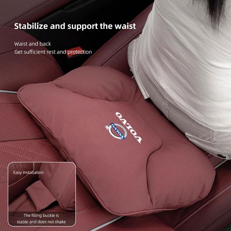 Soft Breathable U-shaped Car Seat Headrest Lumbar Support For Volvo XC90 V90 V60 XC60 V40 EC40 EX40 S80 S60 S90 C40 XC40 V70 C30