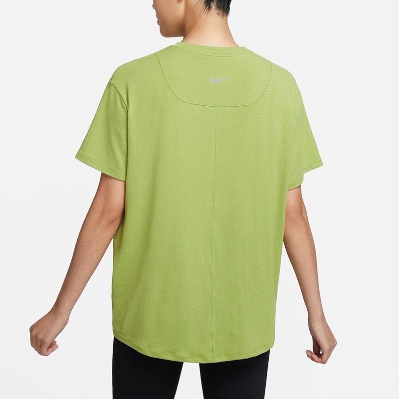 Nike Drop Shoulder Sleeve T Shirt Women's Pear Green FN2815-377