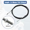 Motoforti 6-19ft 1.8M-5.8M Marine Throttle Shift Remote Control Box Cable for Outboard Engine Boat Motor Steering System