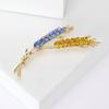 1Pcs Unisex Enamel Wheat Plant Pins  Wheat Ear Brooches For Women Banquet Party Backpack Gifts Jewelry Accessories